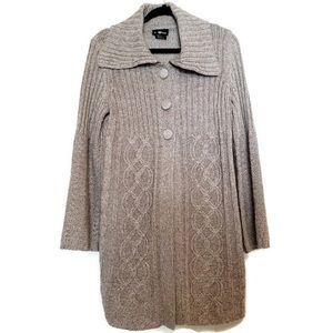 Long cardigan sweater, Size large or XL